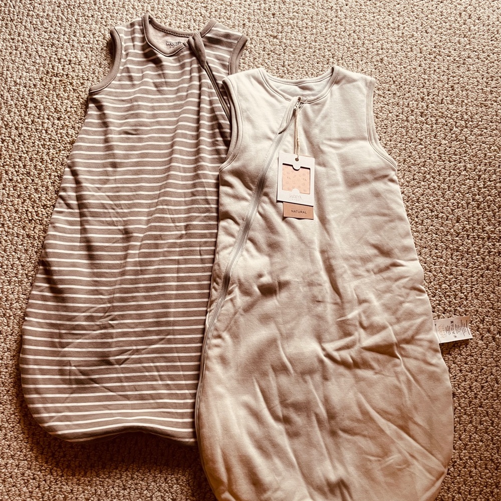 Woolino and Kaiya 0-6 month sleep sacks